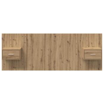 Kopfteil mit Schrank 3 pcs Artisan-Eiche Holzwerkstoff