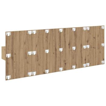 Kopfteil mit Schrank 3 pcs Artisan-Eiche Holzwerkstoff
