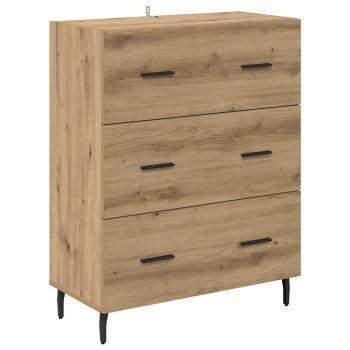Highboard mit Schubladen Artisan-Eiche 69,5 x 34 x 180 cm