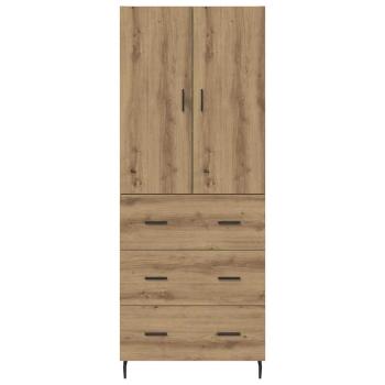 Highboard mit Schubladen Artisan-Eiche 69,5 x 34 x 180 cm