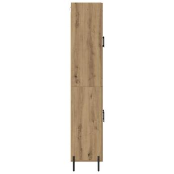 Highboard 2 pcs Artisan-Eiche Holzwerkstoff