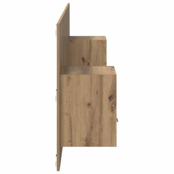 Kopfteil mit Schrank 3 pcs Artisan-Eiche Holzwerkstoff