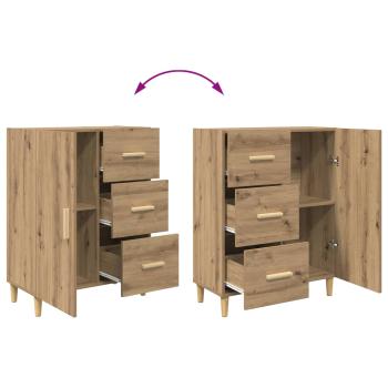Highboard Artisan-Eiche 69,5 x 32,5 x 180 cm Holzwerkstoff