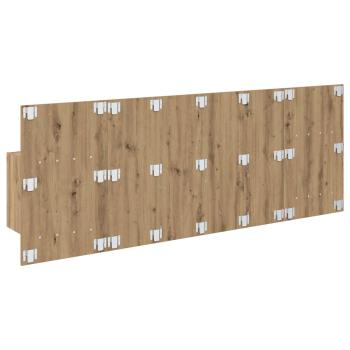 Kopfteil mit Schrank 3 pcs Artisan-Eiche Holzwerkstoff