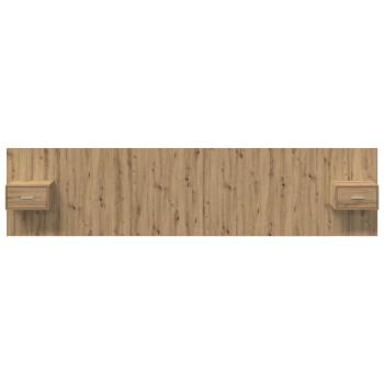 Kopfteil mit Schrank 3 pcs Artisan-Eiche Holzwerkstoff