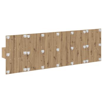 Kopfteil mit Schrank 3 Stk. Artisan-Eiche Holzwerkstoff