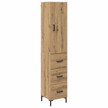 Highboard Artisan-Eiche 69,5 x 34 x 180 cm Holzwerkstoff
