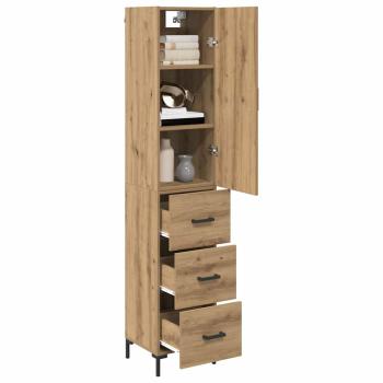 Highboard Artisan-Eiche 69,5 x 34 x 180 cm Holzwerkstoff