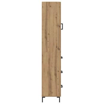 Highboard Artisan-Eiche 69,5 x 34 x 180 cm Holzwerkstoff