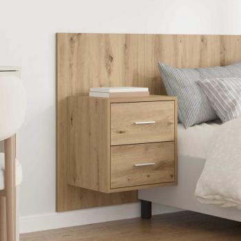 Kopfteil mit Schrank 3 Stk. Artisan-Eiche Holzwerkstoff