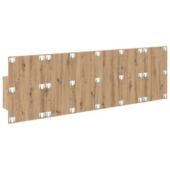 Kopfteil mit Schrank 3 Stk. Artisan-Eiche Holzwerkstoff