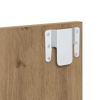 Kopfteil mit Schrank 3 Stk. Artisan-Eiche Holzwerkstoff