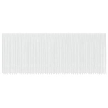 Spitzenvorhang mit Vorhängen Weiß 1200 x 300 cm Polyester