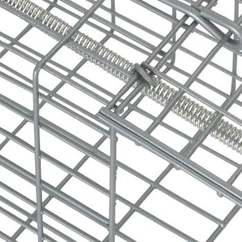 Tierfalle Anthrazit 31 x 13 x 12 cm Stahl