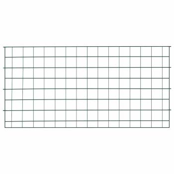 Teichzaun Set 5 pcs Grün 100 x 50 cm Stahl