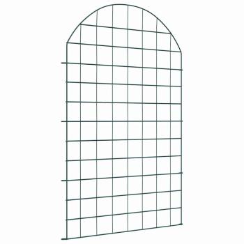 ARDEBO.de - Teichzaun Set 8 pcs Grün 50 x 80 cm Stahl