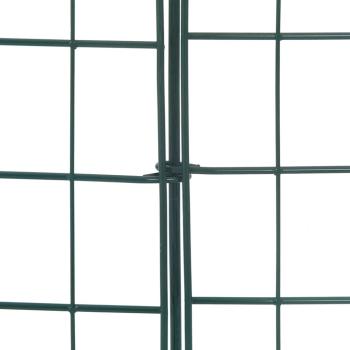 Teichzaun Set 8 pcs Grün 50 x 80 cm Stahl