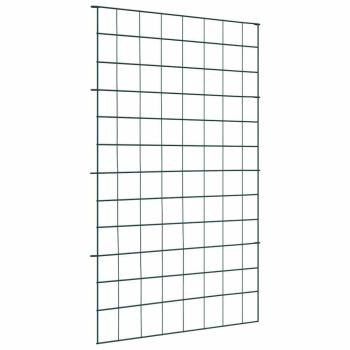 ARDEBO.de - Teichzaun Set 8 pcs Grün 50 x 80 cm Stahl
