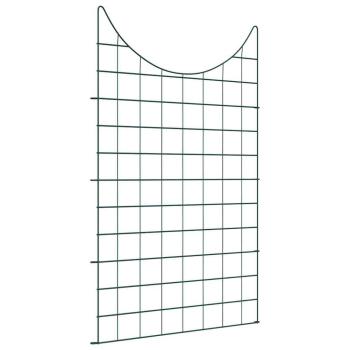 ARDEBO.de - Teichzaun Set 8 pcs Grün 50 x 80 cm Stahl