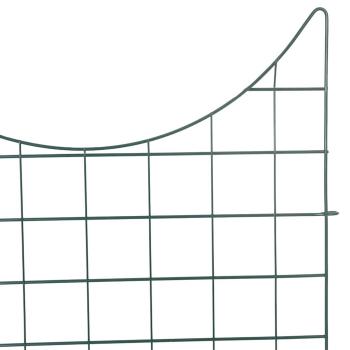 Teichzaun Set 8 pcs Grün 50 x 80 cm Stahl