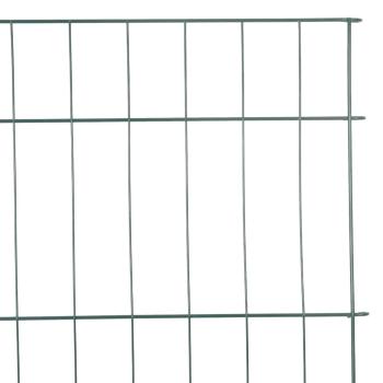 Teichzaun Set 8 pcs Grün 50 x 80 cm Stahl