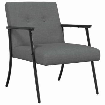 Sessel Dunkelgrau Stoff