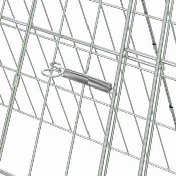 Hasenkäfig Silber 650 x 55 x 55 cm Verzinkter Stahl