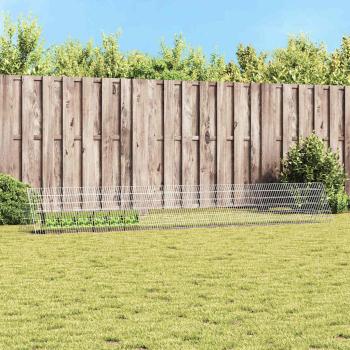 ARDEBO.de - Hasenkäfig Silber 650 x 55 x 55 cm Verzinkter Stahl