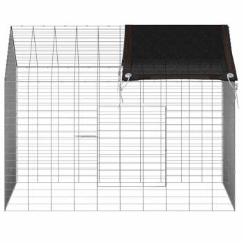 Hasenkäfig Silber 100 x 78 x 78 cm Verzinkter Stahl