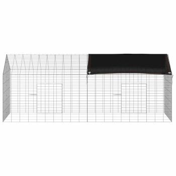 Hasenkäfig Silber 200 x 78 x 78 cm Verzinkter Stahl