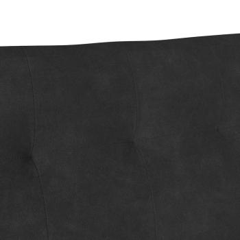 Chesterfield Bank Schwarz 112 x 65,5 x 75 cm Samt