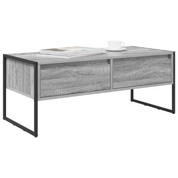 Couchtisch Graues Sonoma 100 x 46 x 40 cm Holzwerkstoff