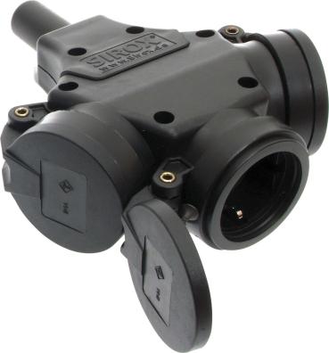 ARDEBO.de - SIROX-3-f-Kpl.-FD, sw/sw IP44, mit Federklappdeckel