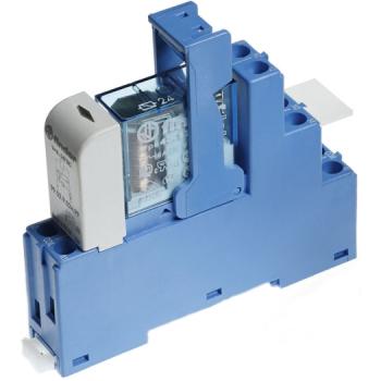 Finder Koppelrelais mit Schraubanschlüssen, 2 Wechsler 8 A, Spule 24 V DC (10 ST)