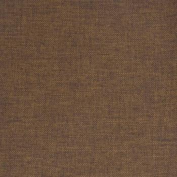 Schaukelsessel mit Hocker Braun Stoff