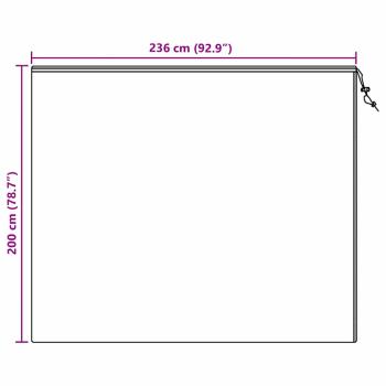 Frostschutzpflanzenfleeceabdeckungen 3 pcs Grün 2 x 2,36 m
