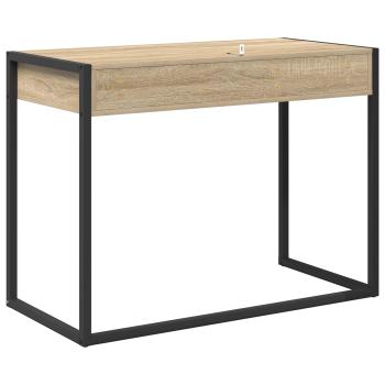 Schreibtisch mit Speicher Sonoma 100 x 50 x 75 cm Holzwerkstoff