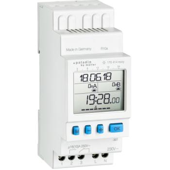 Hugo Müller el. Wo-Zeitschaltuhr 2TE 1K A 170414 easy Paladin ASTRO,