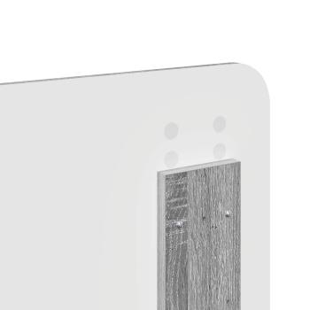 Aufbewahrungsbett Graues Sonoma 135 x 190 cm Holzwerkstoff