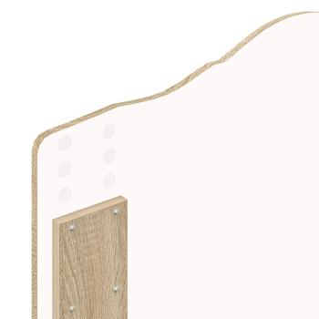 Aufbewahrungsbett Sonoma-Eiche 100 x 200 cm Holzwerkstoff