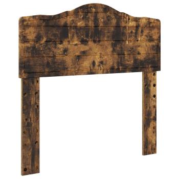 Aufbewahrungsbett Geräucherte Eiche 100 x 200 cm Holzwerkstoff