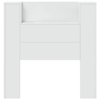 Kopfteil mit Kopfteil Weiß 100 x 16,5 x 103,5 cm Holzwerkstoff