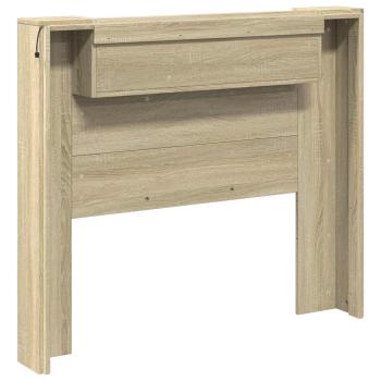 Kopfteil Sonoma-Eiche 120 x 16,5 x 103,5 cm Holzwerkstoff