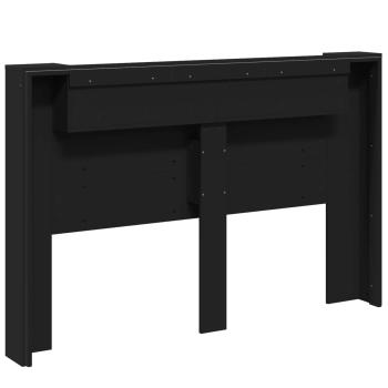 Kopfteil Schwarz 160 x 16,5 x 103,5 cm Holzwerkstoff