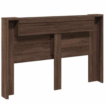 Kopfteil Braun Eichen-Optik 160 x 16,5 x 103,5 cm Holzwerkstoff
