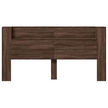 Kopfteil Braun Eichen-Optik 200 x 16,5 x 103,5 cm Holzwerkstoff