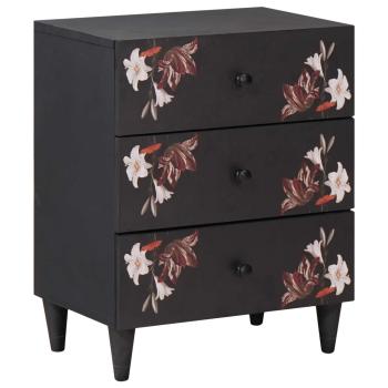 ARDEBO.de - Nachttisch Mehrfarbig 50 x 33 x 60 cm Massivholz Mango