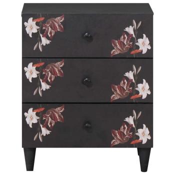 Nachttisch Mehrfarbig 50 x 33 x 60 cm Massivholz Mango