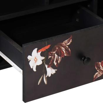 Stauraumschränke Mehrfarbig 100 x 33,5 x 46 cm Massivholz Mango