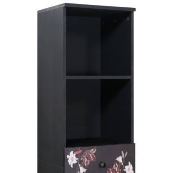 ARDEBO.de - Badezimmerschrank mit Schubladen Mehrfarbig 38 x 33,5 x 160 cm